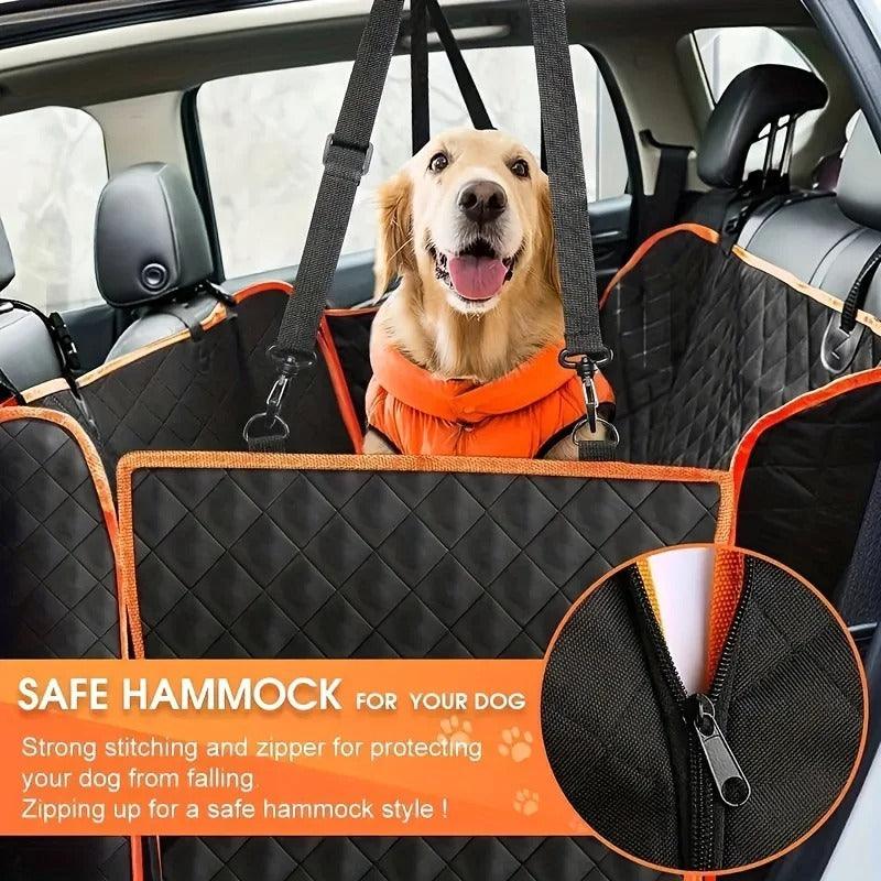 Ideal Car seat Cover, Upgrade Your Car Seats with this Waterproof, Scratch-Resistant Dog Hammock Cover! - ROYAL TRENDS Upgrade your car seats with the Ideal Car Seat Cover. This waterproof and scratch-resistant cover keeps your car seats protected from your furry friend's adventures. No longer worry about mud, dirt, or fur ruining your car seats. With this hammock cover, you can embark on any journey with your dog without a care in the world. 