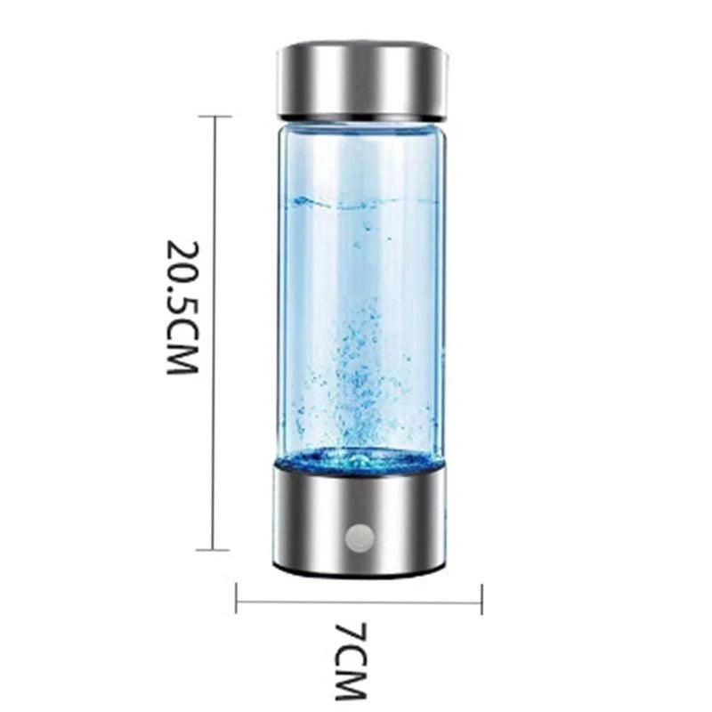 Hydrogen-Rich Water Cup Portable Electric Hydrogen Rich Water Generator Bottle Titanium Quality Filter Healthcare Water Cup USB - ROYAL TRENDS This hydrogen-rich water cup offers a portable solution for improving overall health. With an electric hydrogen-rich water generator and premium titanium filter, it produces clean, high-quality drinking water. The USB charging option adds convenience for on-the-go use. Experience the benefits of hydrogen-rich water with this innovative product. 