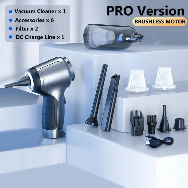 Wireless Portable Vacuum Cleaner Car Vacuum Cleaner Handheld Mini ForCar Home Desktop Keyboard Cleaning Cordless Cleaner - ROYAL TRENDS This Wireless Portable Vacuum Cleaner effectively cleans your car, home, desktop, and keyboard with its handheld design. Say goodbye to pesky cords and hello to cordless convenience. Keep your space clean and free of allergens with ease. 