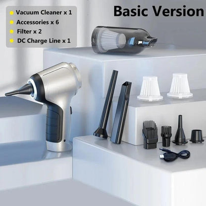 Wireless Portable Vacuum Cleaner Car Vacuum Cleaner Handheld Mini ForCar Home Desktop Keyboard Cleaning Cordless Cleaner - ROYAL TRENDS This Wireless Portable Vacuum Cleaner effectively cleans your car, home, desktop, and keyboard with its handheld design. Say goodbye to pesky cords and hello to cordless convenience. Keep your space clean and free of allergens with ease. 