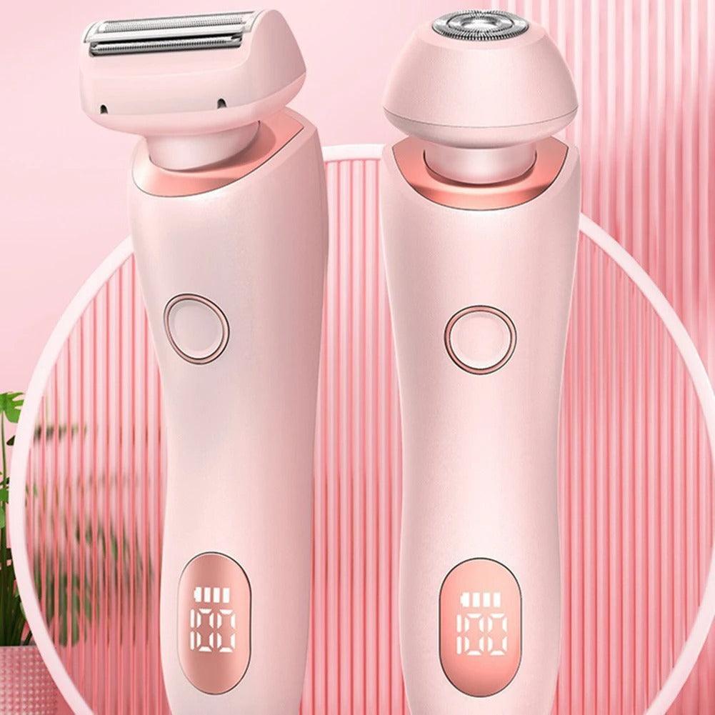 2 In 1 Electric Hair Remover For Women Epilator Bikini Trimmer Face Shavers Hair Razors For Underarms Legs Ladies Body Trimmer - ROYAL TRENDS Effortlessly remove unwanted hair with our 2 in 1 Electric Hair Remover. Use as an epilator or bikini trimmer for precise hair removal on your face, underarms, legs, and body. With its gentle yet effective design, this is the perfect addition to any woman's beauty routine. 