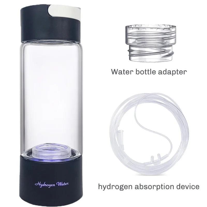 Hydrogen-Rich Water Cup Portable Electric Hydrogen Rich Water Generator Bottle Titanium Quality Filter Healthcare Water Cup USB - ROYAL TRENDS This hydrogen-rich water cup offers a portable solution for improving overall health. With an electric hydrogen-rich water generator and premium titanium filter, it produces clean, high-quality drinking water. The USB charging option adds convenience for on-the-go use. Experience the benefits of hydrogen-rich water with this innovative product. 