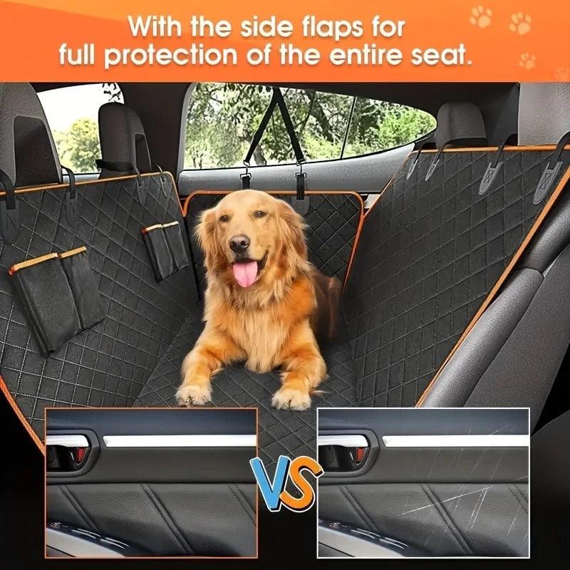 Ideal Car seat Cover, Upgrade Your Car Seats with this Waterproof, Scratch-Resistant Dog Hammock Cover! - ROYAL TRENDS Upgrade your car seats with the Ideal Car Seat Cover. This waterproof and scratch-resistant cover keeps your car seats protected from your furry friend's adventures. No longer worry about mud, dirt, or fur ruining your car seats. With this hammock cover, you can embark on any journey with your dog without a care in the world. 