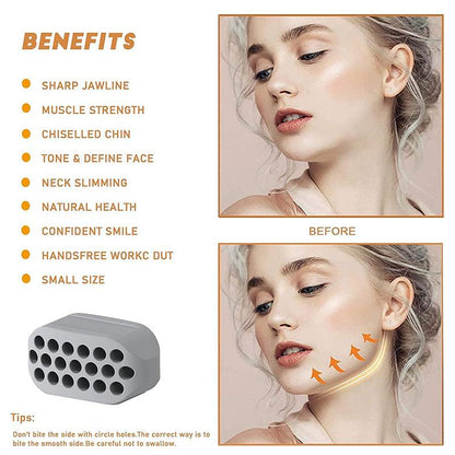 Silicone Jaw Exerciser Facial Toner Equipment