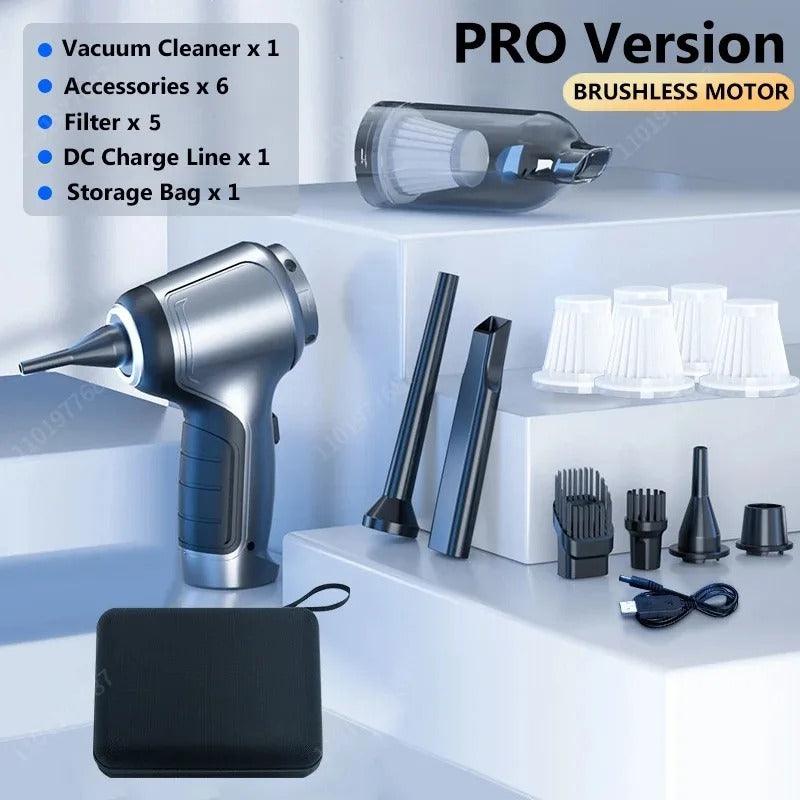 Wireless Portable Vacuum Cleaner Car Vacuum Cleaner Handheld Mini ForCar Home Desktop Keyboard Cleaning Cordless Cleaner - ROYAL TRENDS This Wireless Portable Vacuum Cleaner effectively cleans your car, home, desktop, and keyboard with its handheld design. Say goodbye to pesky cords and hello to cordless convenience. Keep your space clean and free of allergens with ease. 