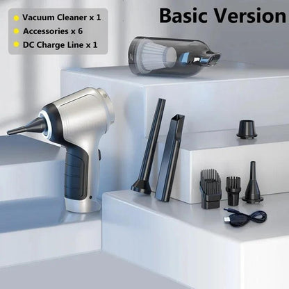 Wireless Portable Vacuum Cleaner Car Vacuum Cleaner Handheld Mini ForCar Home Desktop Keyboard Cleaning Cordless Cleaner - ROYAL TRENDS This Wireless Portable Vacuum Cleaner effectively cleans your car, home, desktop, and keyboard with its handheld design. Say goodbye to pesky cords and hello to cordless convenience. Keep your space clean and free of allergens with ease. 