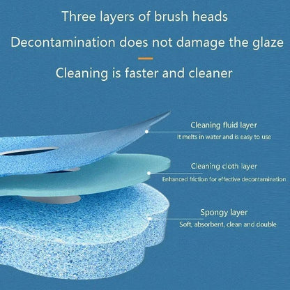 Disposable Toilet Brush Dissolution Replacement Head Toilet Cleaning Brush Set Dirt Removal Household Disposable Toilet Brush - ROYAL TRENDS Keep your bathroom sparkling clean with our Disposable Toilet Brush Set. Featuring a dissolution replacement head, this brush effectively removes dirt and grime from your toilet bowl. No need to worry about germs or odors - simply replace the brush head after use. Keep your bathroom fresh and hygienic with ease. 