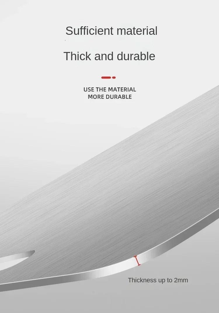 Double-sided Stainless Steel Cutting Board Food Grade Commercial Thickened Mildew Resistant Domestic Fruit Cutting Board - ROYAL TRENDS Elevate your food preparation with our Double-sided Stainless Steel Cutting Board. Crafted from food grade stainless steel, this commercial-grade board is thicker and more resistant to mildew. With double-sided usability and a sleek design, keep your kitchen clean and your food safe. 